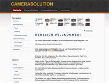 Tablet Screenshot of camerasolution.de